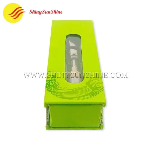 Rigid vape cartridge packaging featuring child-resistant lock and matte finish