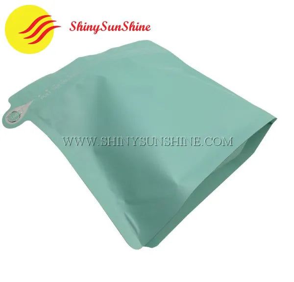 Custom matte foil coffee bag with zip-lock seal and stand-up design