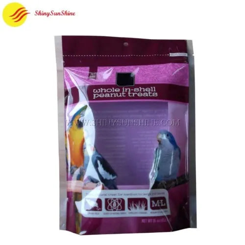 Custom bird food packaging bag