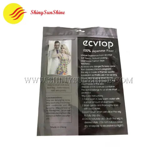 3 side sealed zip lock packaging cloth bags