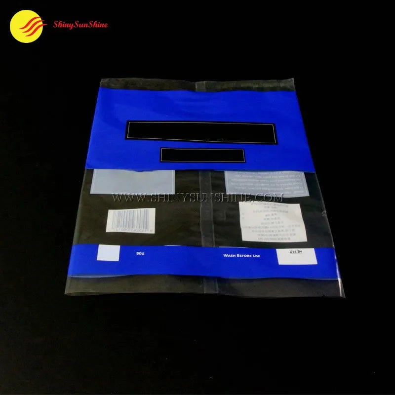 Custom anti-fog vegetable packaging bag with clear window and food-safe seal