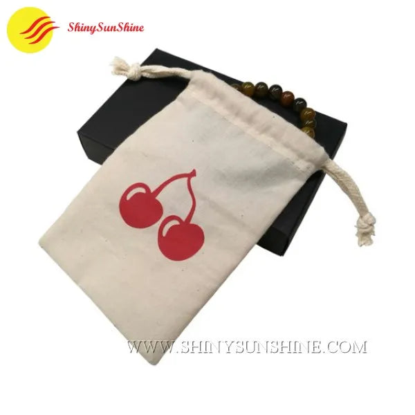 Reusable cotton tote bag with sturdy handles for shopping