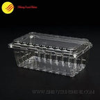 Transparent fruit packaging box
