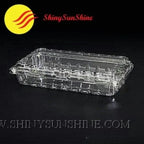Retail-ready fruit container with blank surface for custom labeling