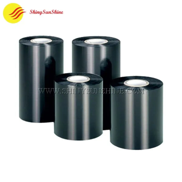 High-quality wax thermal transfer ribbon with smooth finish for crisp text and barcodes