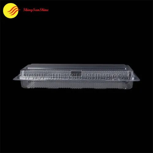 Transparent plastic herb packaging box