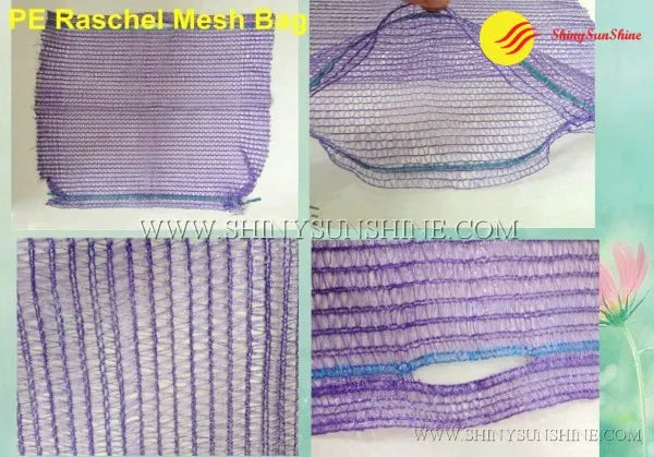 Shiny SunShine Custom PE Raschel mesh bags for food packaging