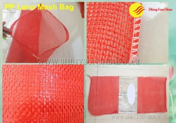 Shiny SunShine PE Leno Custom mesh bags for food packaging