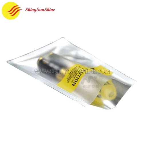 Custom anti-static aluminum foil laminated packaging bag with flat bottom design