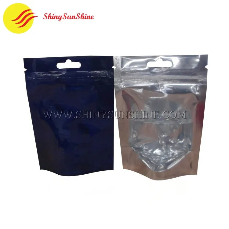 Custom stand up printed zip-lock clear bags