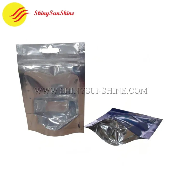Custom stand up printed zip-lock clear bags