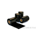 Roll of wax thermal transfer ribbon for barcode printer with black coating